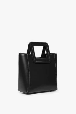 MINI SHIRLEY LEATHER BAG | BLACK 14 MINI SHIRLEY LEATHER BAG | BLACK -Chic Style Shop STAUD MINI SHIRLEY BAG BLACK FALL19 4