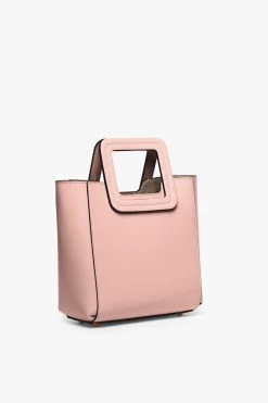 MINI SHIRLEY LEATHER BAG | DARK BLUSH -Chic Style Shop STAUD MINI SHIRLEY DARK BLUSH CALF NAPPA SPRING 21 4