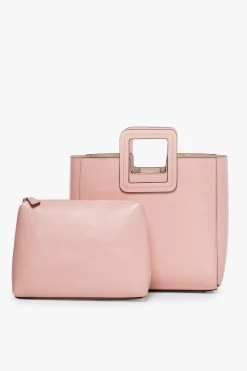 SHIRLEY LEATHER BAG | DARK BLUSH 11 SHIRLEY LEATHER BAG | DARK BLUSH -Chic Style Shop STAUD SHIRLEY DARK BLUSH CALF NAPPA SPRING 21 3