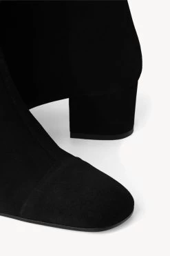 AIMEE SHORT BOOT | BLACK SUEDE -Chic Style Shop STAUD AIMEE SHORT BOOT BLACK FALL 22 ECOM 5