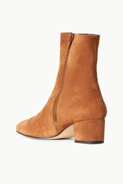 AIMEE SHORT BOOT | TAN SUEDE -Chic Style Shop STAUD AIMEE SHORT BOOT TAN FALL 22 ECOM 3