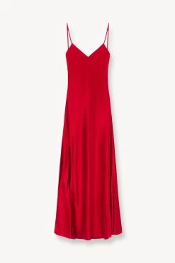 ALEXA DRESS | RUBY -Chic Style Shop STAUD ALEXA DRESS RUBY SUPF 23 ECOM 1