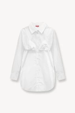 ALITA TUNIC | WHITE -Chic Style Shop STAUD ALITA TUNIC WHITE SUPF 23 ECOM 1 1