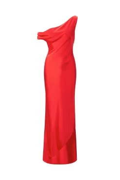 ASHANTI DRESS | RED ROSE -Chic Style Shop STAUD ASHANTIDRESS REDROSE ECOM 1