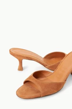 BRIGITTE MULE | TAN SUEDE -Chic Style Shop STAUD BRIGITTE MULE TAN SUPF 23 ECOM 4