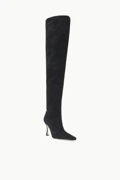 CAMI OVER THE KNEE BOOT | BLACK SUEDE -Chic Style Shop STAUD CAMIOTK BOOT BLACK FALL 23 ECOM 2