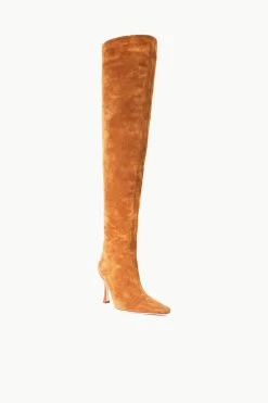 CAMI OVER THE KNEE BOOT | TAN SUEDE -Chic Style Shop STAUD CAMIOTK BOOT TAN FALL 23 ECOM 2