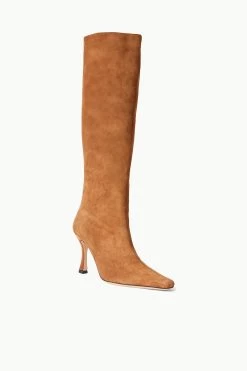 CAMI BOOT | TAN SUEDE -Chic Style Shop STAUD CAMI BOOT TAN FALL 22 ECOM 2