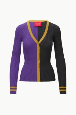 THE STAUD NFL CARGO SWEATER | BALTIMORE RAVENS -Chic Style Shop STAUD CARGOSWEATERXNFL SWEATER BALTIMORERAVENS FANATICS 23 ECOM 1
