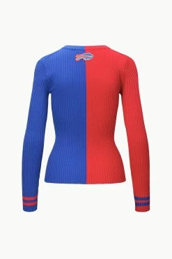 THE STAUD NFL CARGO SWEATER | BUFFALO BILLS -Chic Style Shop STAUD CARGOSWEATERXNFL SWEATER BUFFALOBILLS FANATICS 23 ECOM 2 2e9f3c93 ef0c 489a 8d45 4aa58b2c9ef4