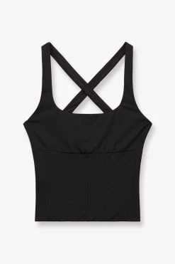 CARRY TOP | BLACK 10 CARRY TOP | BLACK -Chic Style Shop STAUD CARRY TOP BLACK SUPF 23 ECOM 1