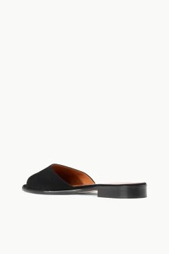 CASPIAN SLIDE | BLACK SUEDE -Chic Style Shop STAUD CASPIAN SLIDE BLACK SUPF 23 ECOM 3