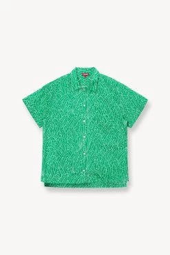 CHANNING TOP | GREEN PALM -Chic Style Shop STAUD CHANNING TOP GREEN PALM SUPF 23 ECOM 1