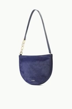 COLT SHOULDER BAG | NAVY HAIRCALF 8 COLT SHOULDER BAG | NAVY HAIRCALF -Chic Style Shop STAUD COLT SHOULDERBAG NAVY FALL 23 ECOM 2