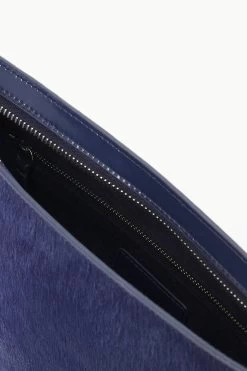 COLT SHOULDER BAG | NAVY HAIRCALF 9 COLT SHOULDER BAG | NAVY HAIRCALF -Chic Style Shop STAUD COLT SHOULDERBAG NAVY FALL 23 ECOM 3