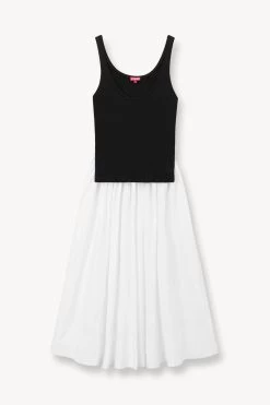 COREY DRESS | BLACK WHITE 10 COREY DRESS | BLACK WHITE -Chic Style Shop STAUD COREY DRESS BLACK WHITE SUPF 23 ECOM 1
