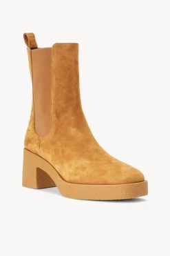 CYBIL BOOT | CASHEW SUEDE -Chic Style Shop STAUD CYBIL BOOT CASHSUEDE SEASON 22 ECOM 2
