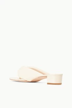 DAHLIA SANDAL | CREAM -Chic Style Shop STAUD DAHLIA SANDAL CREAM SPRING 23 ECOM 3