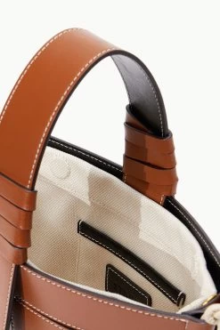 DIAMOND MINI TOTE | TAN CREAM -Chic Style Shop STAUD DIAMONDMINI TOTE TANCREAM SPRING 23 ECOM 4