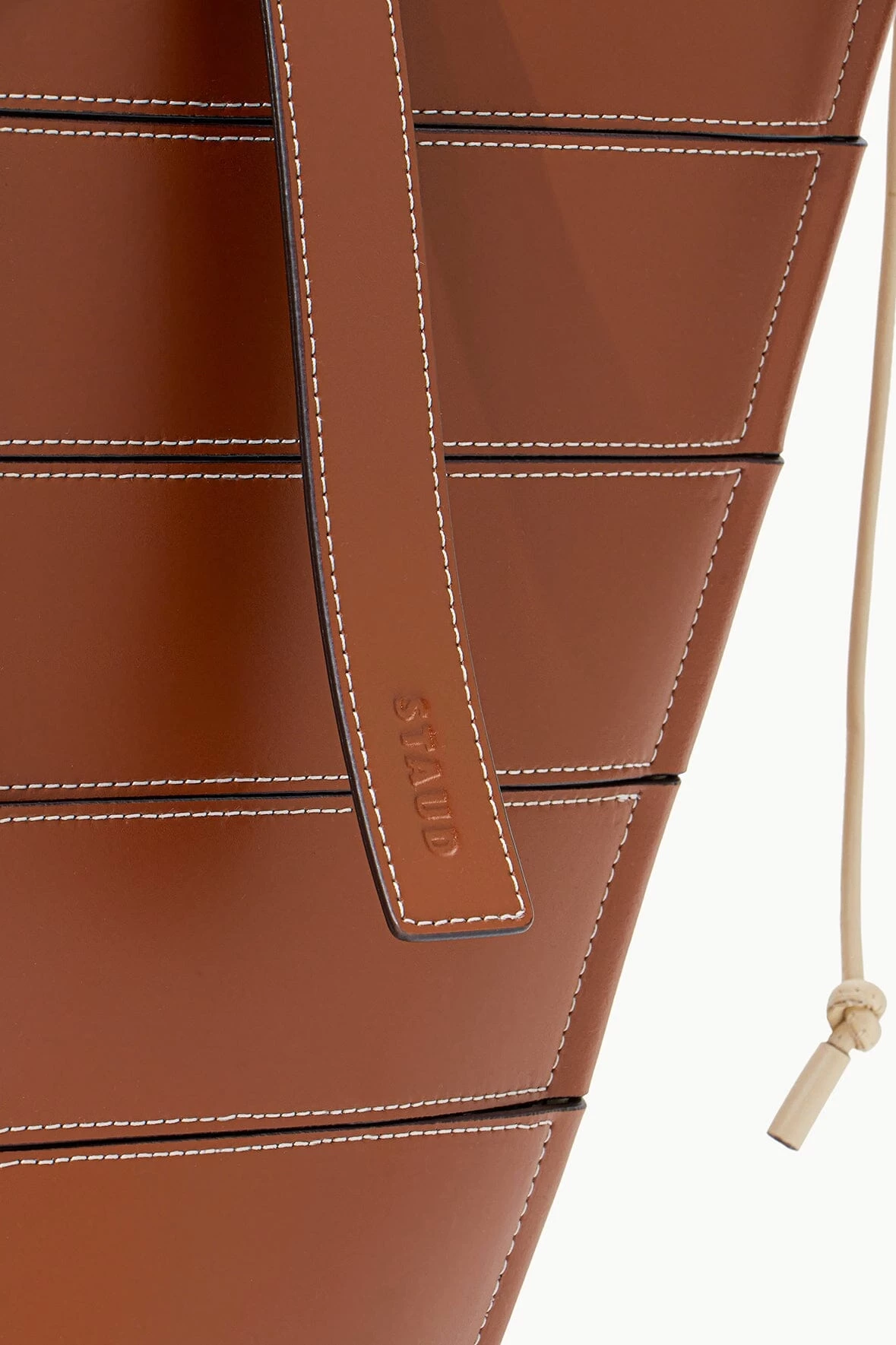 DIAMOND TOTE | TAN CREAM 6 DIAMOND TOTE | TAN CREAM - Image 6