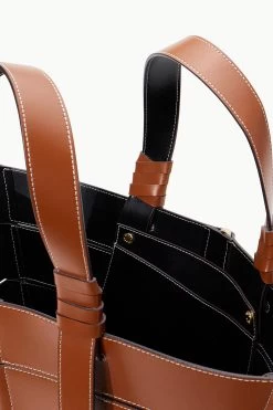 DIAMOND TOTE | TAN CREAM 15 DIAMOND TOTE | TAN CREAM -Chic Style Shop STAUD DIAMOND TOTE TANCREAM SPRING 23 ECOM 4