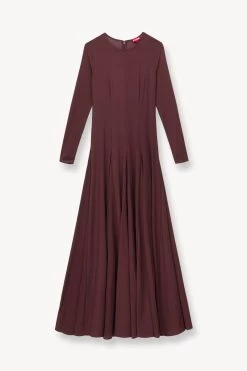 DONOVAN DRESS | BARK -Chic Style Shop STAUD DONOVAN DRESS BARK SUPF 23 ECOM 1