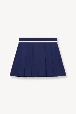 DOUBLES SKIRT | NAVY 10 DOUBLES SKIRT | NAVY -Chic Style Shop STAUD DOUBLES SKIRT NAVY SUPF 23 ECOM 1