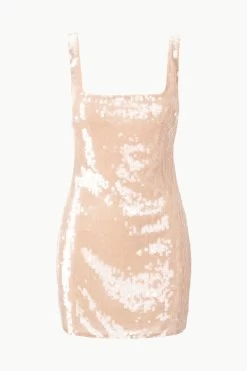 ECLIPSE DRESS | BEIGE -Chic Style Shop STAUD ECLIPSEDRESS BEIGE ECOM 1
