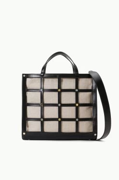 EMMA TOTE | BLACK NATURAL 10 EMMA TOTE | BLACK NATURAL -Chic Style Shop STAUD EMMATOTE BAG BLACKNATURAL SUPF 23 ECOM 1