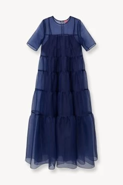 HYACINTH DRESS | NAVY 10 HYACINTH DRESS | NAVY -Chic Style Shop STAUD HYACINTH DRESS NAVY SPRING 23 ECOM 1