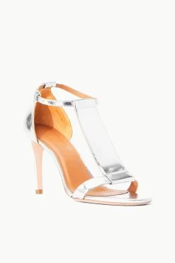 ISA HEEL | CHROME -Chic Style Shop STAUD ISA HEEL CHROME FALL 23 ECOM 2