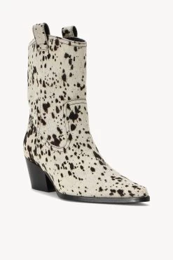 JUNE BOOT | BLACK WHITE HAIRCALF -Chic Style Shop STAUD JUNE BOOT BWHCCALFHAIR SEASON 22 ECOM 2