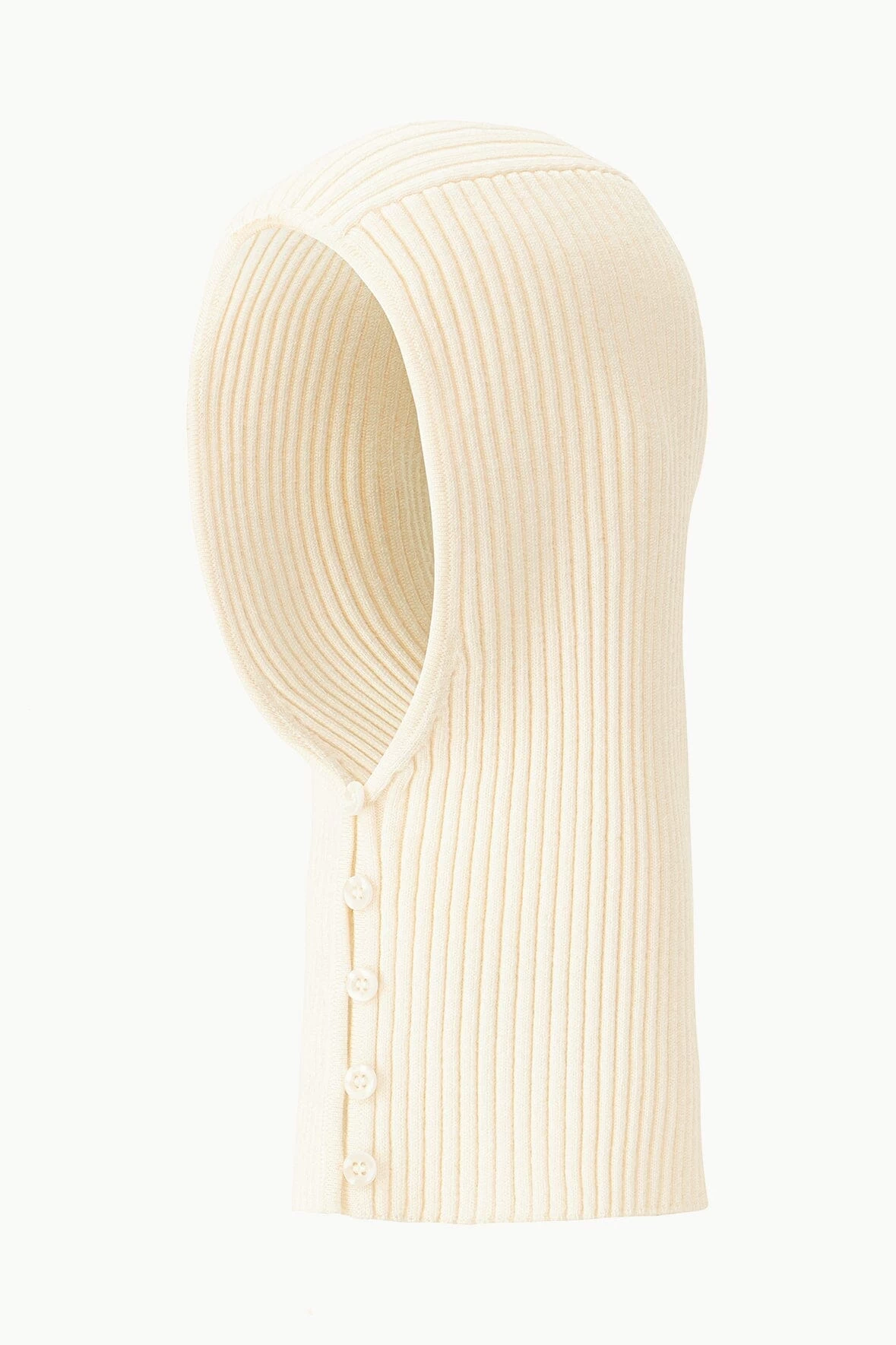KNIT BALACLAVA | IVORY 3 KNIT BALACLAVA | IVORY - Image 3