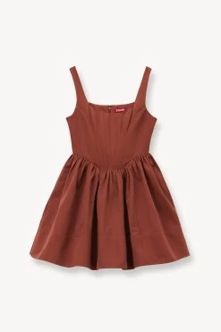 LANDSCAPE DRESS | CLOVE -Chic Style Shop STAUD LANDSCAPE DRESS CLOVE SUPF 23 ECOM 1