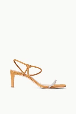 LAUREL CRYSTAL HEEL | RHINESTONE CASHEW SUEDE