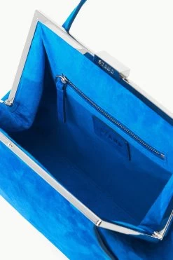 LENNON SHOULDER BAG | DIRECTOR BLUE SUEDE -Chic Style Shop STAUD LENNON SHOULDERBAG DIRECTORBLUE FALL 23 ECOM 5 6995870d e967 4f9e a5c0 476e5ff9494f