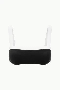 LIV BIKINI TOP | BLACK WHITE -Chic Style Shop STAUD LIVBIKINI TOP BLACKWHITE SUPF 23 ECOM 1 1