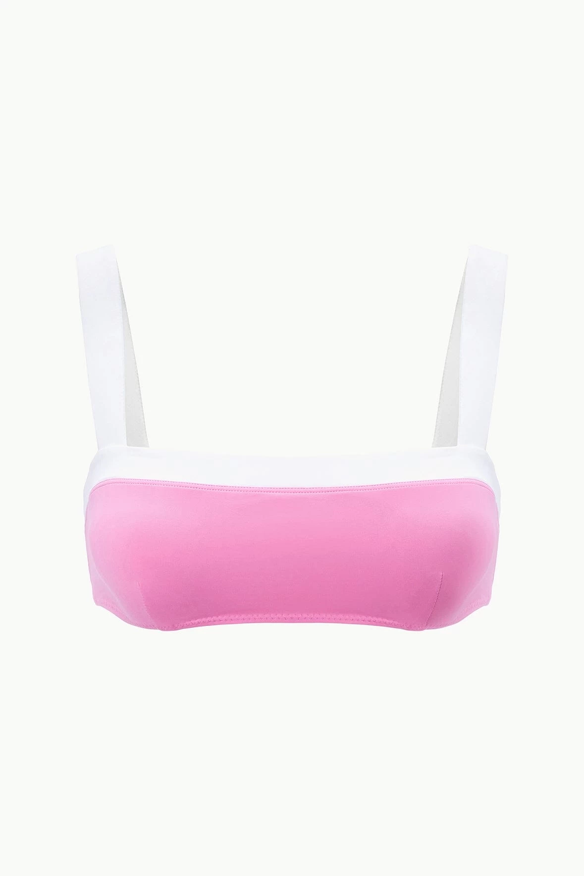 LIV BIKINI TOP | CORAL PINK WHITE 5 LIV BIKINI TOP | CORAL PINK WHITE - Image 5