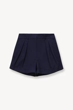 LUISA SHORT | NAVY 14 LUISA SHORT | NAVY -Chic Style Shop STAUD LUISA SHORT NAVY SUPF 23 ECOM 1 4