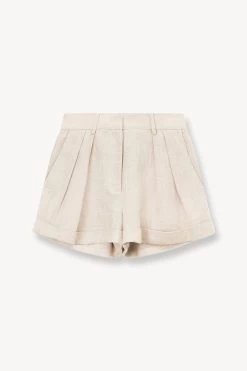LUISA SHORT | OAT MILK -Chic Style Shop STAUD LUISA SHORT OAT MILK SUPF 23 ECOM 1
