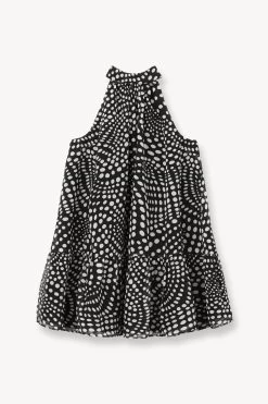 MARLOWE DRESS | BLACK WAVY DOT -Chic Style Shop STAUD MARLOWE DRESS BLACK WAVY DOTS SUPF 23 ECOM 1
