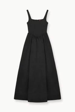 MAXI LANDSCAPE DRESS | BLACK -Chic Style Shop STAUD MAXILANDSCAPE OCCASIONDRESS BLACK FALL 23 ECOM 1