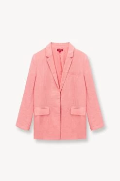 MAXWELL BLAZER | ROSEBUD -Chic Style Shop STAUD MAXWELL BLAZER ROSEBUD SPRING 23 ECOM 1