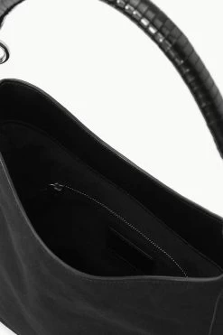 MEL BAG | BLACK SUEDE -Chic Style Shop STAUD MEL BAG BLACK FALL 23 ECOM 3
