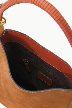 MEL BAG | TAN SUEDE 9 MEL BAG | TAN SUEDE -Chic Style Shop STAUD MEL BAG TAN FALL 23 ECOM 3