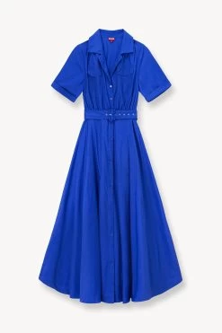 MILLIE DRESS | LAPIS 12 MILLIE DRESS | LAPIS -Chic Style Shop STAUD MILLIE DRESS LAPIS SUPF 23 ECOM 1