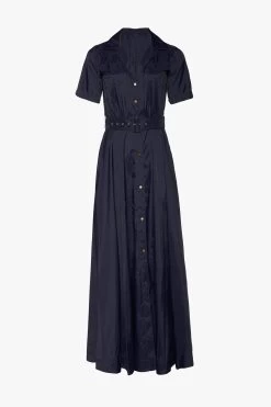 MILLIE DRESS | NAVY 18 MILLIE DRESS | NAVY -Chic Style Shop STAUD MILLIE DRESS NAVY SUMMER ECOM 22