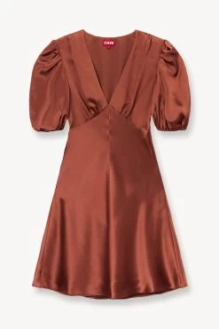 MINI MILLA DRESS | CLOVE 12 MINI MILLA DRESS | CLOVE -Chic Style Shop STAUD MINI MILLA DRESS CLOVE SUPF 23 ECOM 1