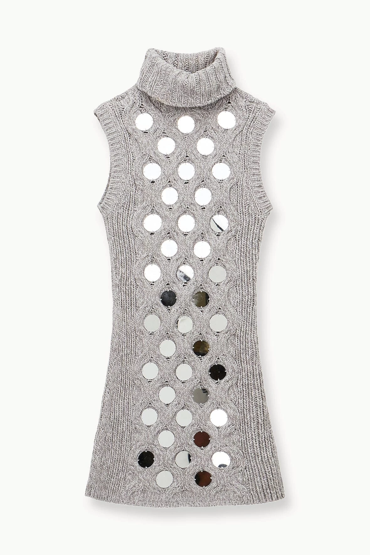 MOD MIRRORED DRESS | HEATHER GREY 5 MOD MIRRORED DRESS | HEATHER GREY - Image 5