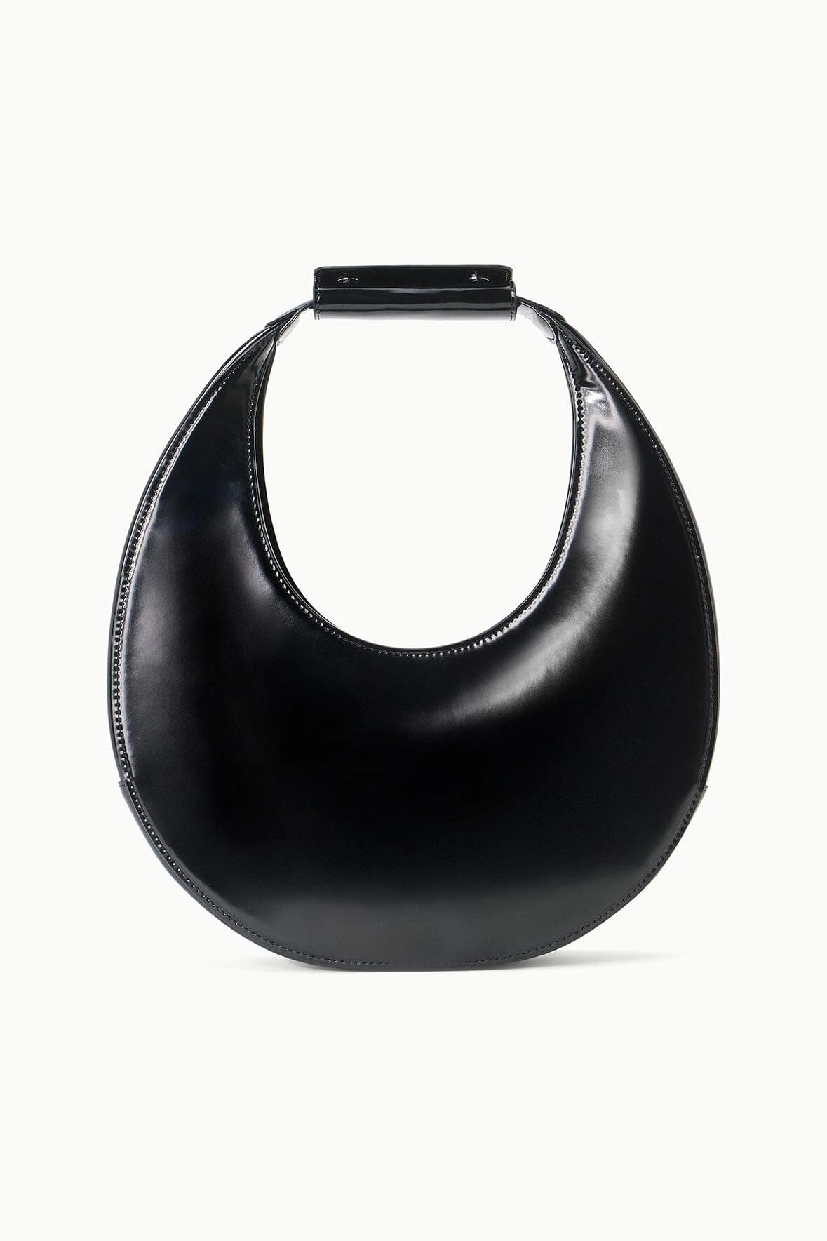 MOON BAG | BLACK POLISHED 1 MOON BAG | BLACK POLISHED